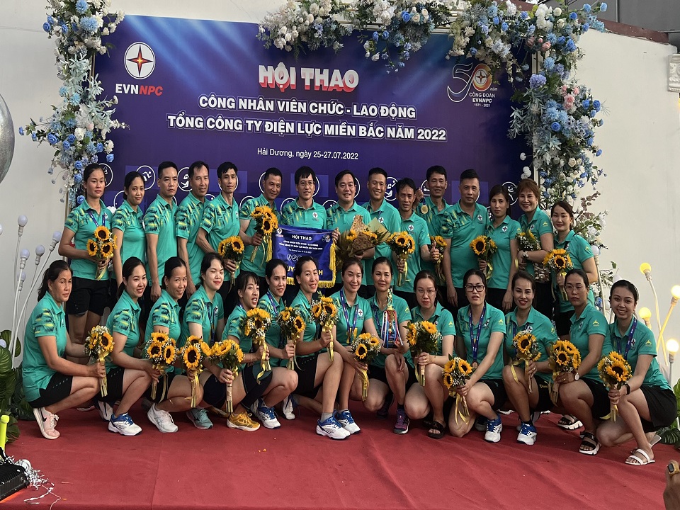 Hội thao công nhân viên chức – lao động Tổng công ty Điện lực miền Bắc năm 2022 thành công tốt đẹp